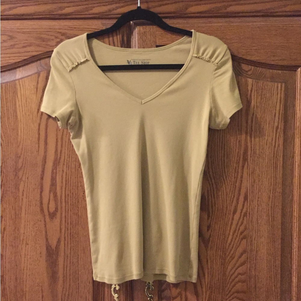 Victoria Secret Tee Shop, Cap Sleeve, Size Medium EUC